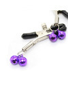 ohmama fetish - nipple clamps with lilac bell D-229915