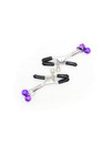 ohmama fetish - nipple clamps with lilac bell D-229915