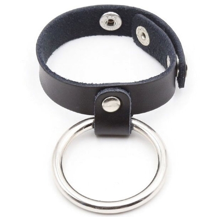 ohmama fetish - penis ring with metal ring D-230055