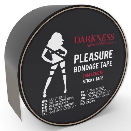 darkness - adhesive black bondage tape 15m D-221261