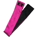 adrien lastic - reversible satin pink/black bandage