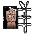 fetish submissive bondage - adjustable harness torso and arms