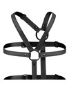 fetish submissive bondage - adjustable harness torso and arms D-237014