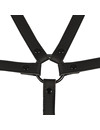 fetish submissive bondage - adjustable harness torso and arms D-237014