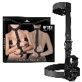 Harness Fetish Submissive Conjunto de Restrição Corporal de Colar e Pulso