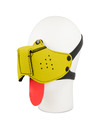 ohmama fetish dog muzzle - yellow D-231299