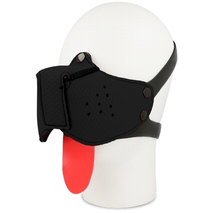 ohmama fetish dog muzzle - black D-231300