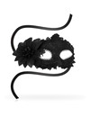 ohmama - antizaz masks venetian style side flower - black D-230042