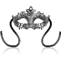 ohmama - masks antifaz estilo veneciano silver