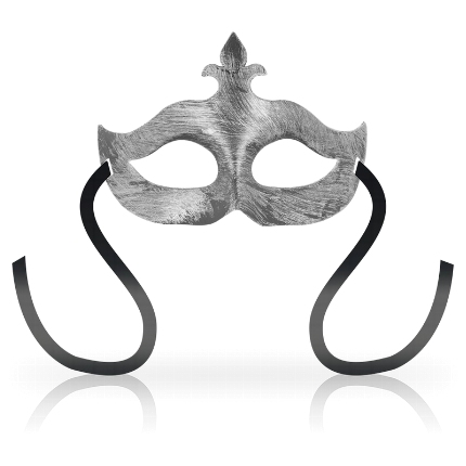 ohmama - masks flower de lis silver mask D-230049