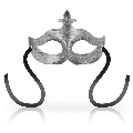 ohmama - masks flower de lis silver mask