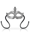 ohmama - masks flower de lis silver mask D-230049