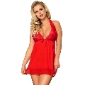 Babydoll Subblime Floral Vermelho