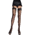 leg avenue - small net stockings with lace model 1