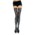 leg avenue - floral lace stockings