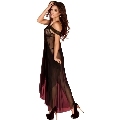 chilirose - cr 3716 babydoll long black s/m