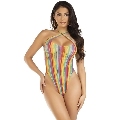 leg avenue - body cruzado multicolor