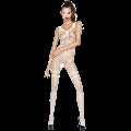 passion - woman bs045 bodystocking blanco talla unica