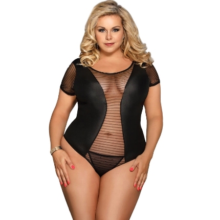 Body Subblime Caren Preto Plus Size