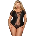 Body Subblime Caren Preto Plus Size