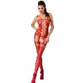 passion - woman bs054 red bodystocking one size