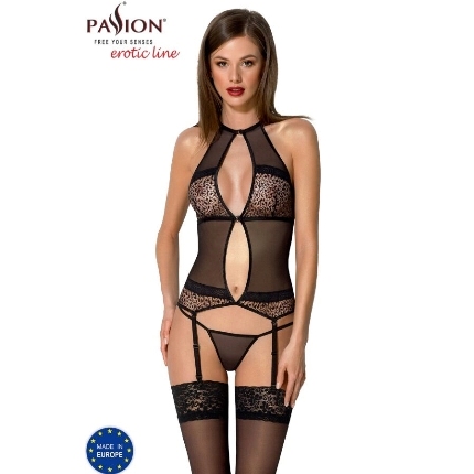 passion - satara corset erotic line black s/m