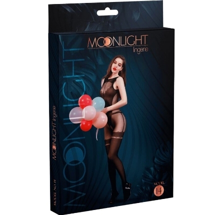 moonlight - model 14 bodystocking black one size