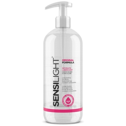 intimateline - sensilight original water-based lubricant formula 500 ml