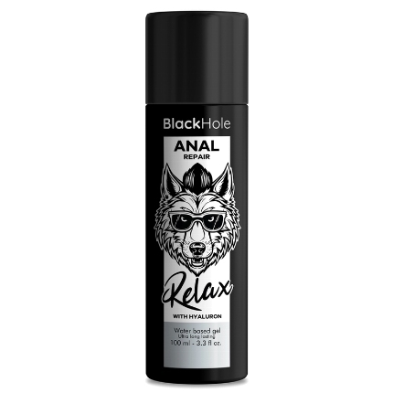 Lubrificante Água Black Hole com Ralaxante Anal com Hyaluron 100 ml