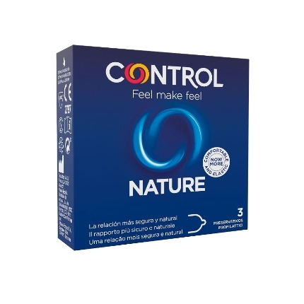 control - nature preservativos 3 unidades