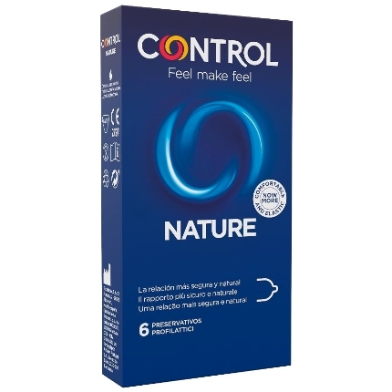 control - adapta nature preservativos 6 unidades