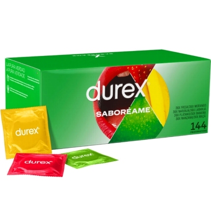 durex - pleasure fruits 144 unidades