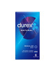 6 x Preservativos Durex Natural Clássico