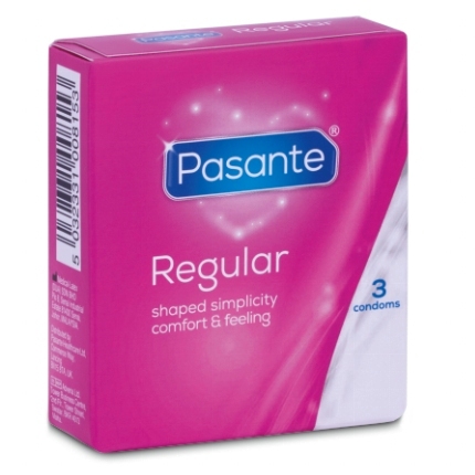 3 x Preservativos Pasante Regular