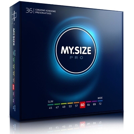 my size - pro condoms 60 mm 36 units