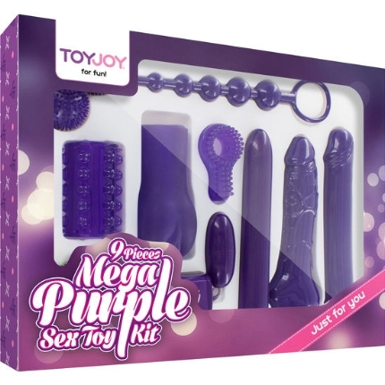 Kit BDSM Toyjoy Mega Roxo