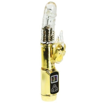 Vibrador Rabbit Baile Gold Passion Dourado