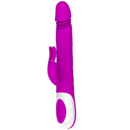 Vibrador Rabbit Pretty Love Adrian com Rotação Roxo