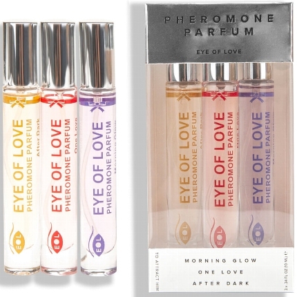 3x Perfume com Feromonas Eye of Love 10 ml