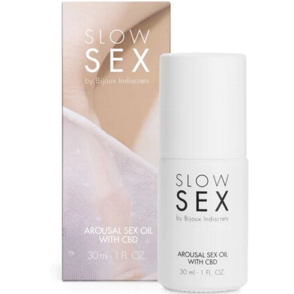 bijoux - slow sex sexual massage oil with cbd 30 ml