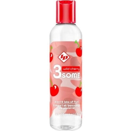 id 3some - 4 fl oz wild cherry bottle