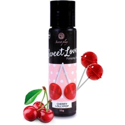 Lubrificante Água Secretplay Cherry Lollipop 60 ml