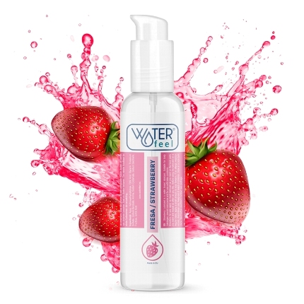 waterfeel - strawberry water based lubricant 175 ml