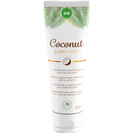 intt - vegan water-based lubricant with intense coconut flavor