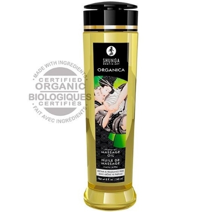 shunga - aceite de masaje organico natural 240 ml