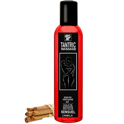 eros-art - natural tantric massage oil and aphrodisiac cinnamon 100 ml