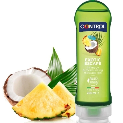 Gel de Massagem Control 2 - 1 Prazer Exótico 200 ml