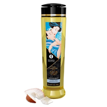 shunga - aceite de masaje erotico adorable 240 ml