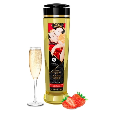 shunga - aceite de masaje erotico romance 240 ml