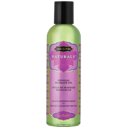 kamasutra - aceite de masaje natural island passion berry 59 ml